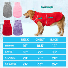 KAYCOWZA dog jacket front view highlights cozy turtleneck and wind protection