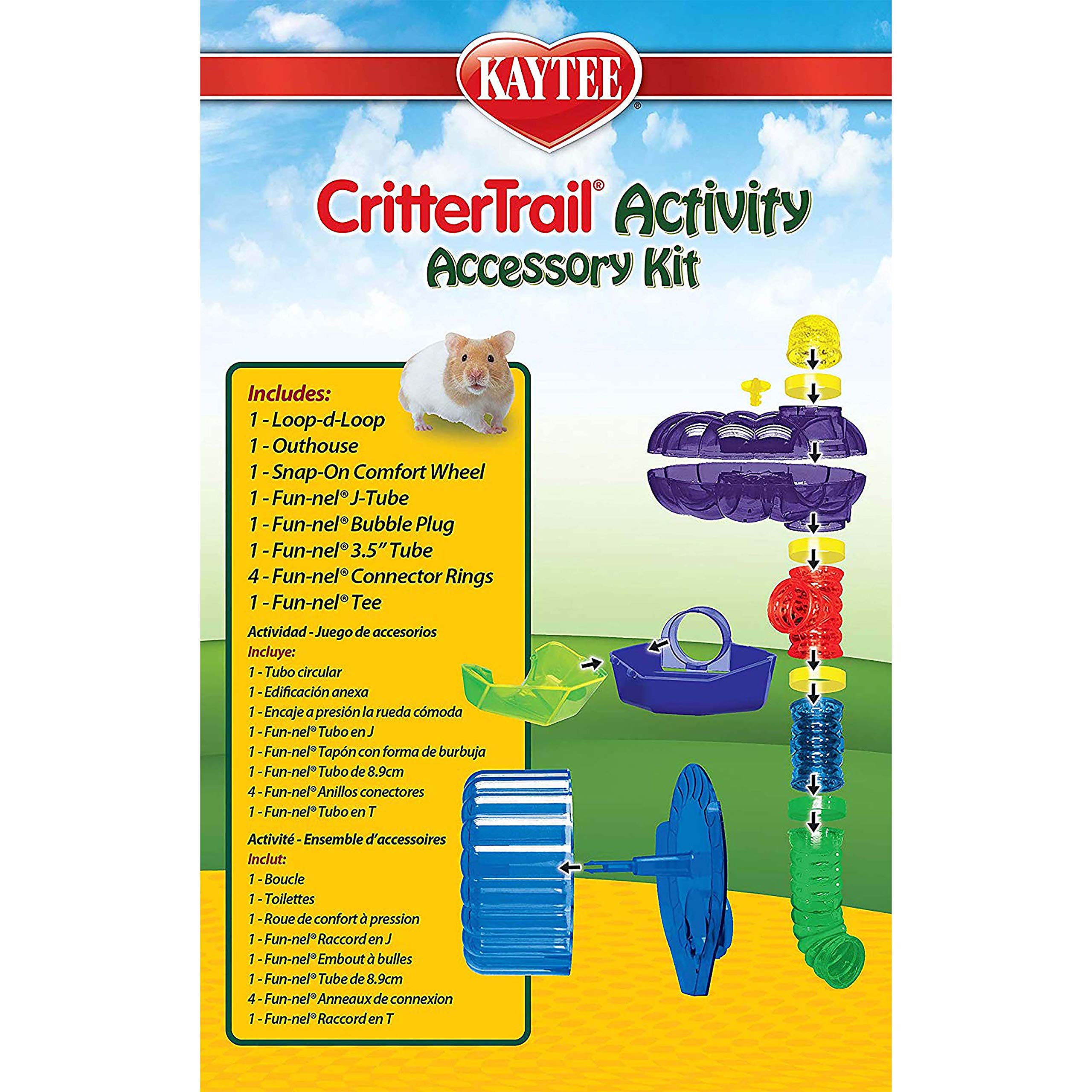 Kaytee CritterTrail small animal usage supports safe, enjoyable habitat upgrades.