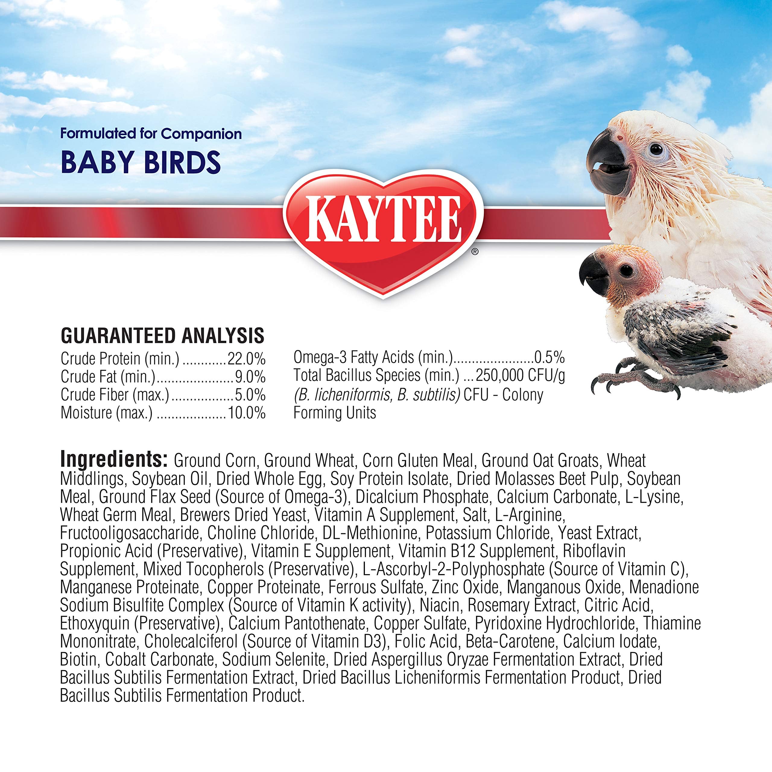 Kaytee hand feeding steps guide promotes safe, confident feeding.