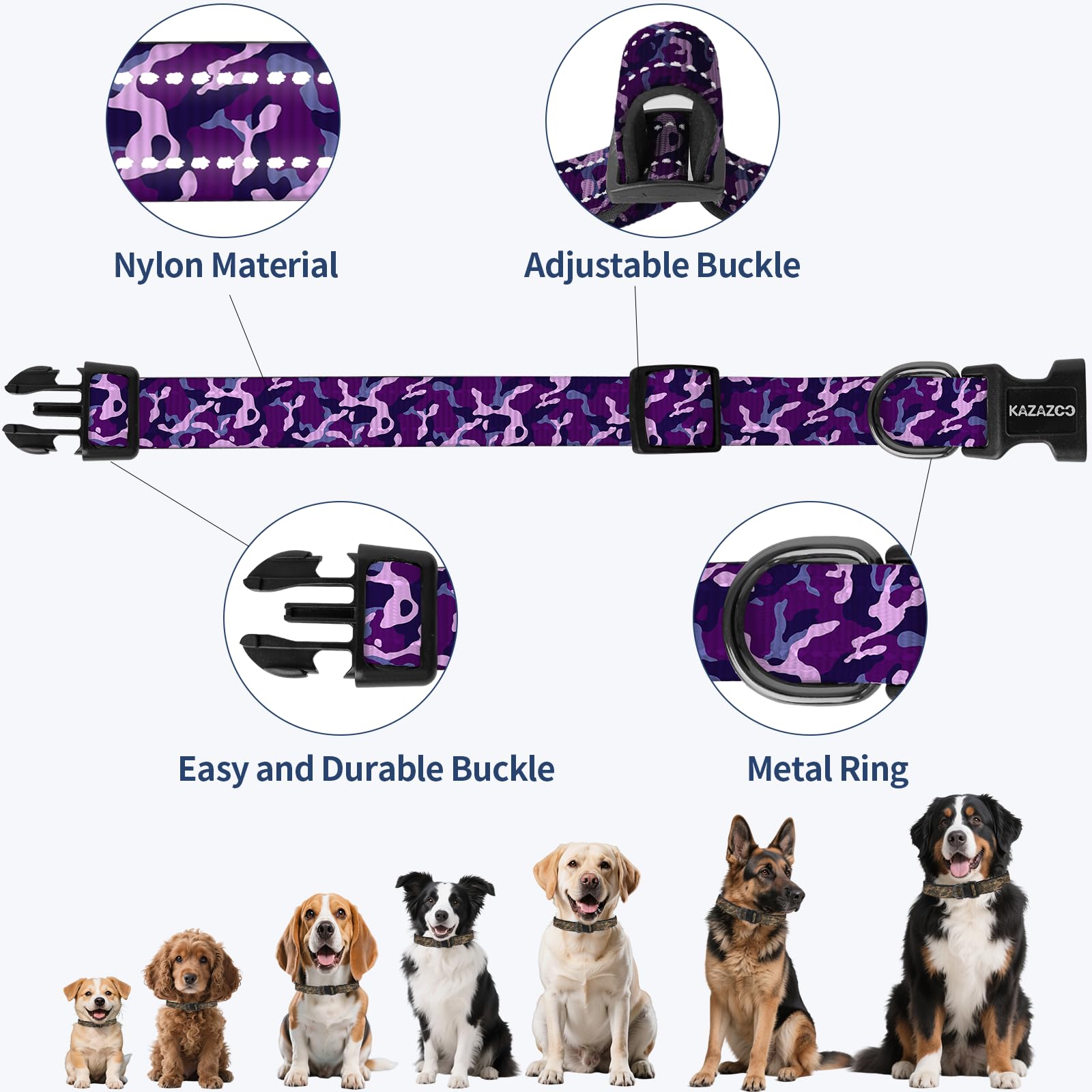 Kazazoo Reflective Threads in low light enhancing nighttime visibility during walks.