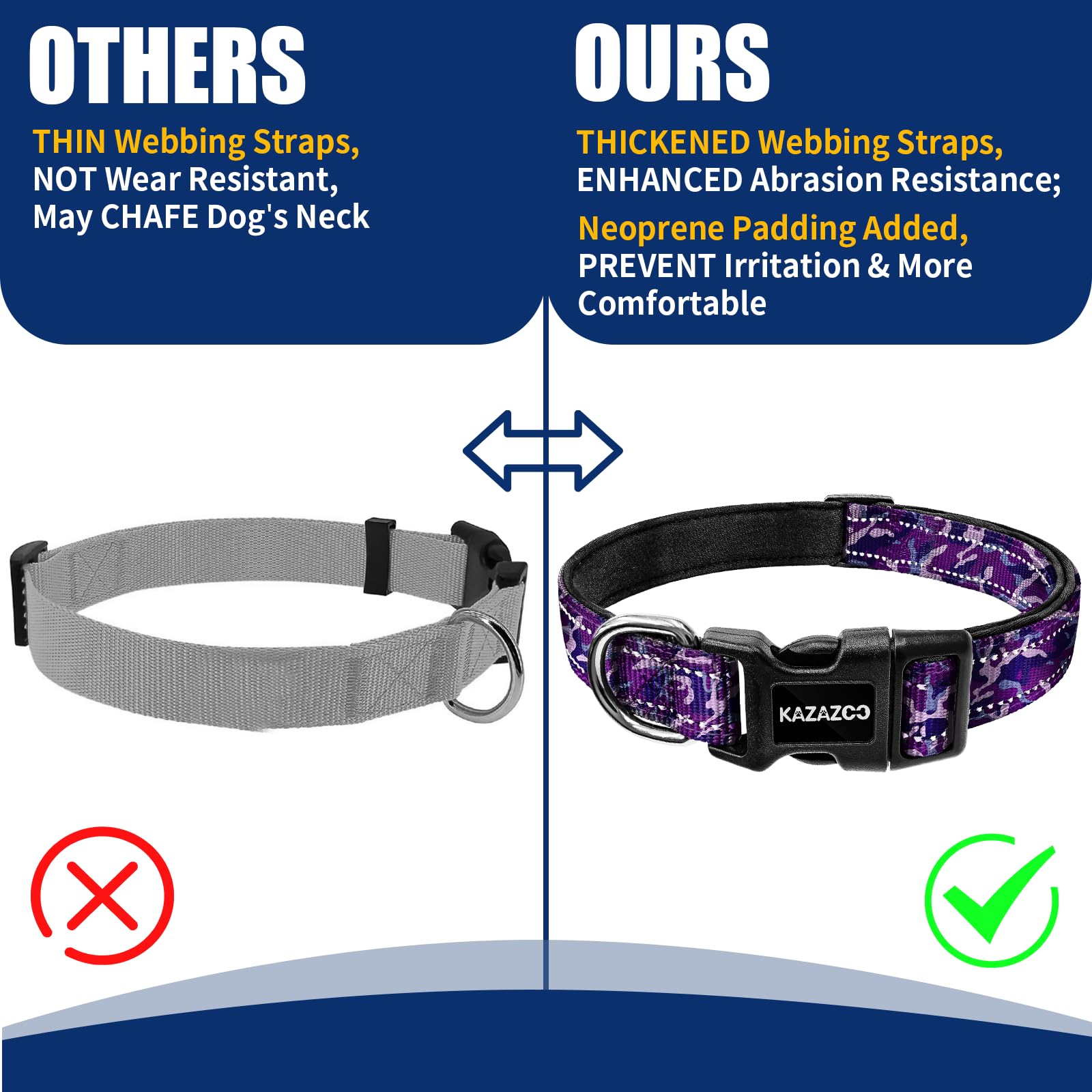 Kazazoo Soft Tubular Webbing distributes pressure evenly for all-day wear.