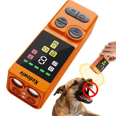 Kcdowiv dog bark deterrent with 4x emitters for broader coverage during training