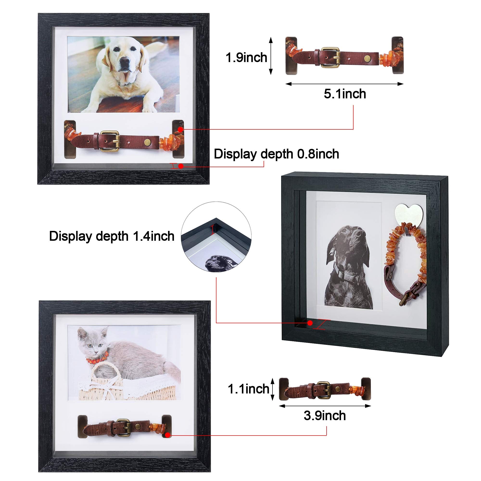 KCRasan collar display mats 8x8, great for showcasing collars with photos.