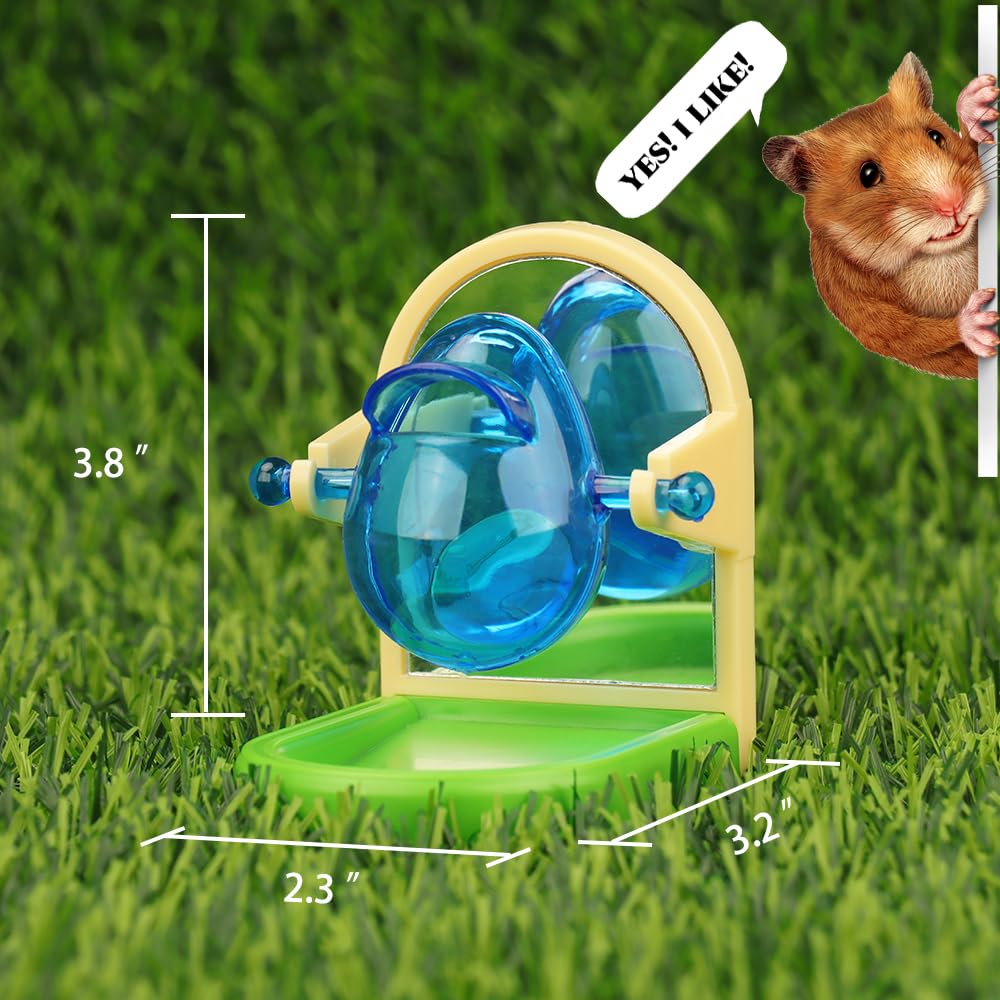 Kcrygogo chew-proof plastic design keeps play safe around a shatterproof mirror.