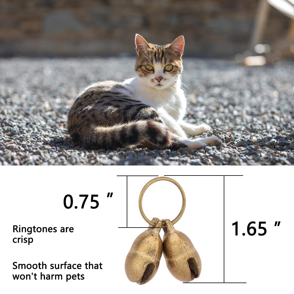 kcrygogo small-dog-cat wearing bell for lightweight all-day wear