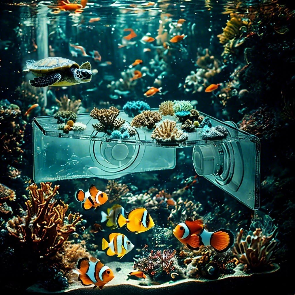 kcrygogo coral frag rack with suction cup for secure mounting