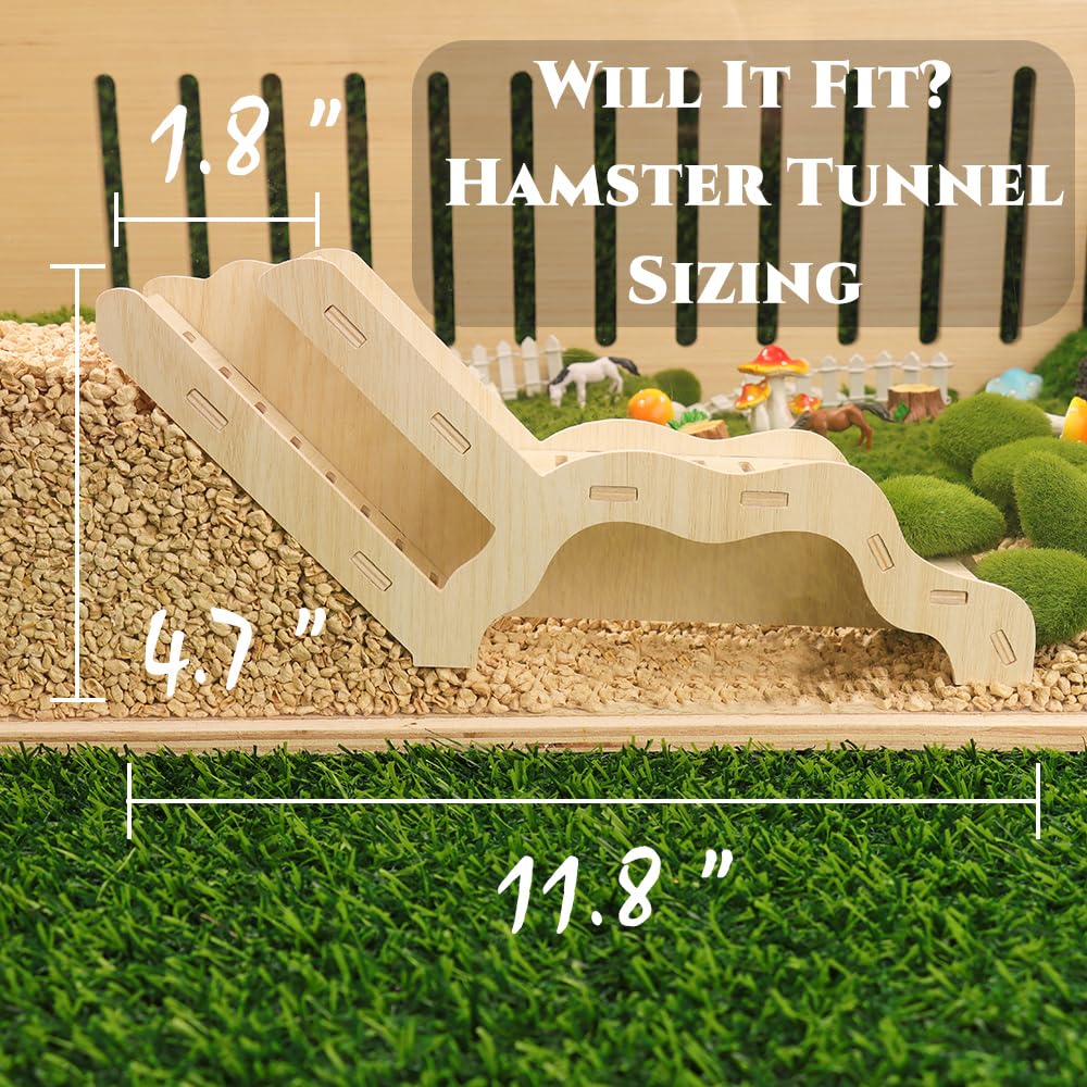 Kcrygogo hamster explorer cage enrichment setup elevates scenery and playtime discovery