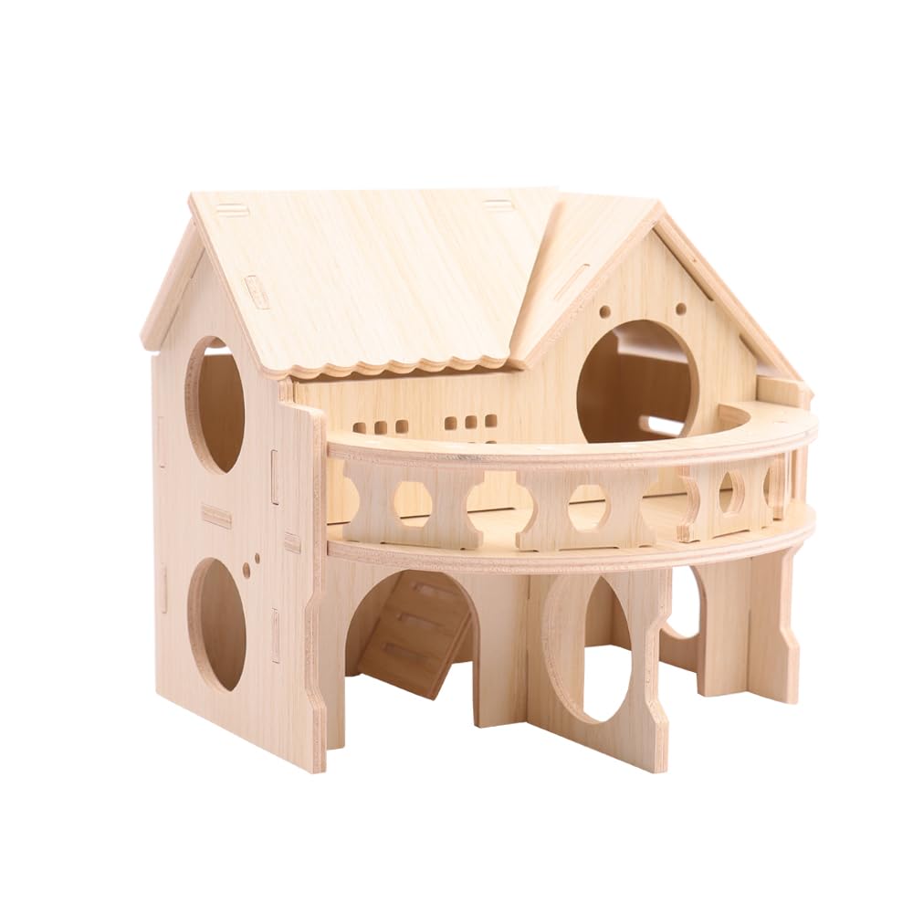 Kcrygogo hamster house compact design for cozy small-pet habitats