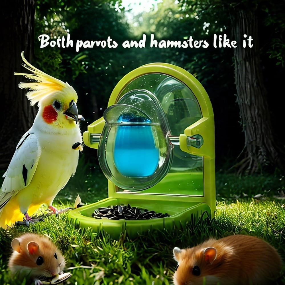 Kcrygogo small pet foraging toy hand tighten attachment fits cages quickly without tools.