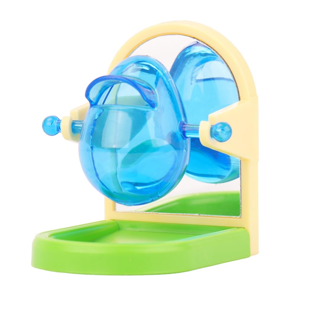 Kcrygogo small pet foraging toy rotates to spark curiosity and self discovery in birds.