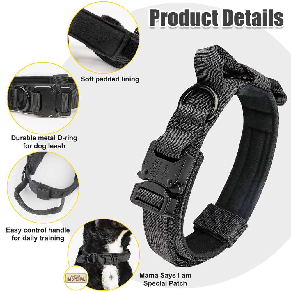 KCUCOP adjustable collar with size guidance for a comfortable fit.