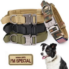 KCUCOP tactical dog collar camo XL buckle for secure everyday wear
