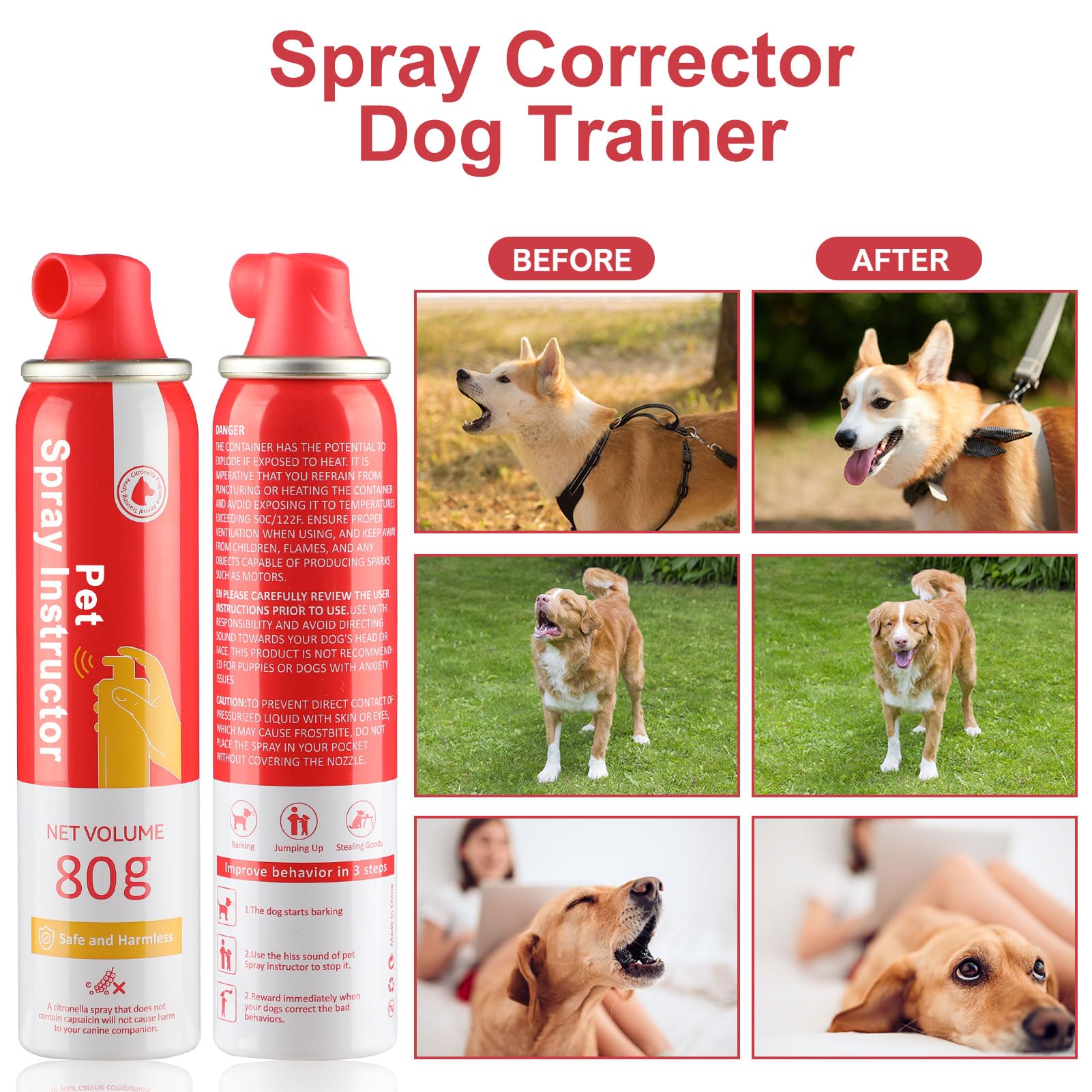 KDSZJDV Corrector Spray 3-pack emphasizes value and convenience for ongoing training.