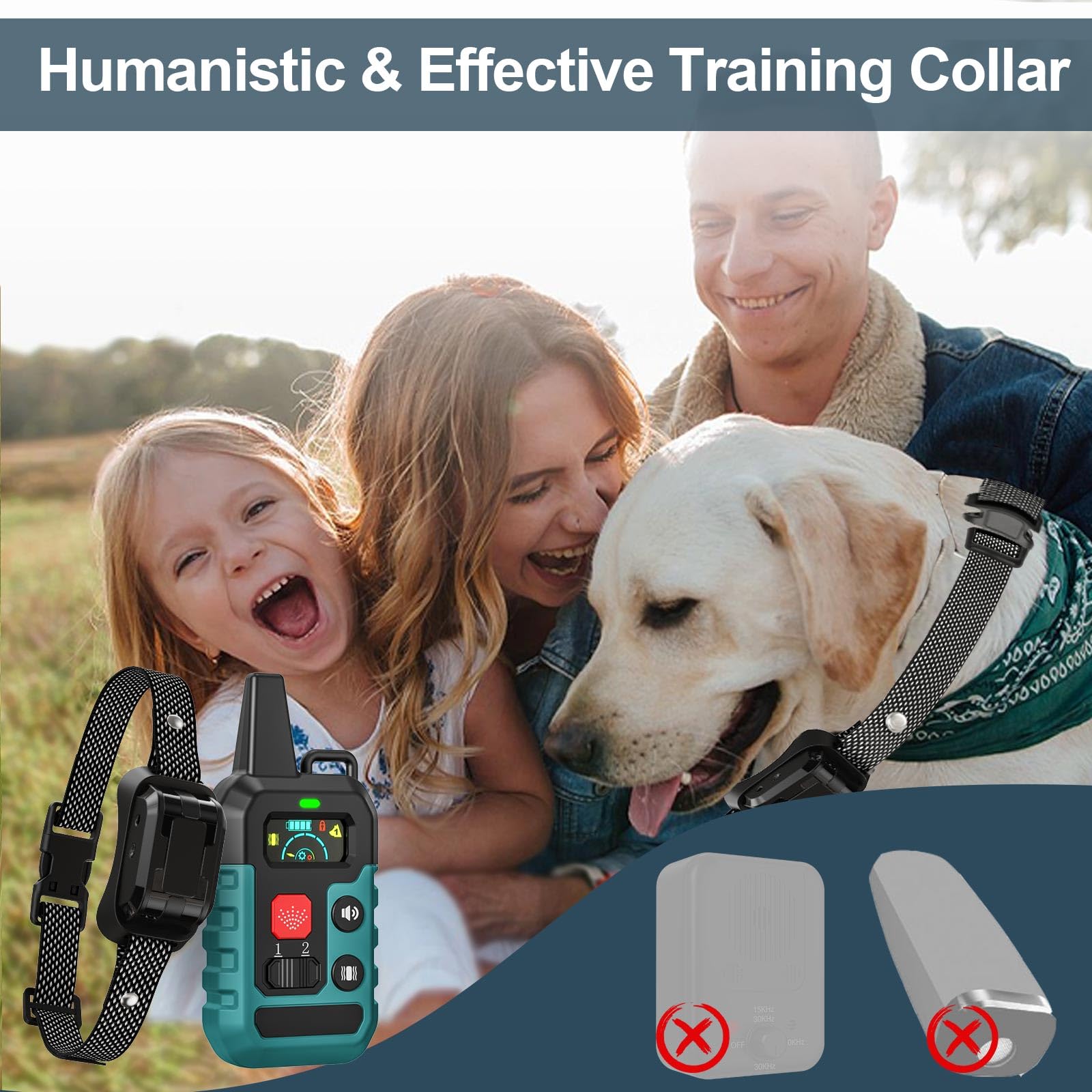 KDSZJDV safety-oriented collar in use promotes humane training.