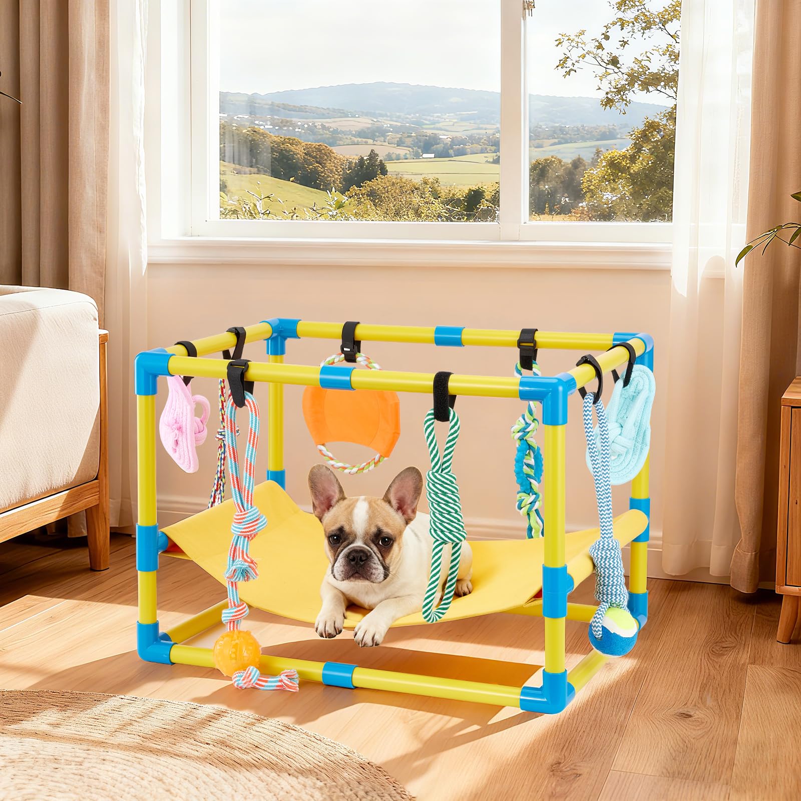 Keaber Puppy Play Gym: bola de goma para mordisqueo suave.