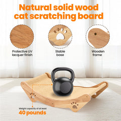 KEDAO sisal cat scratcher post surface detail highlights scratch-friendly material.