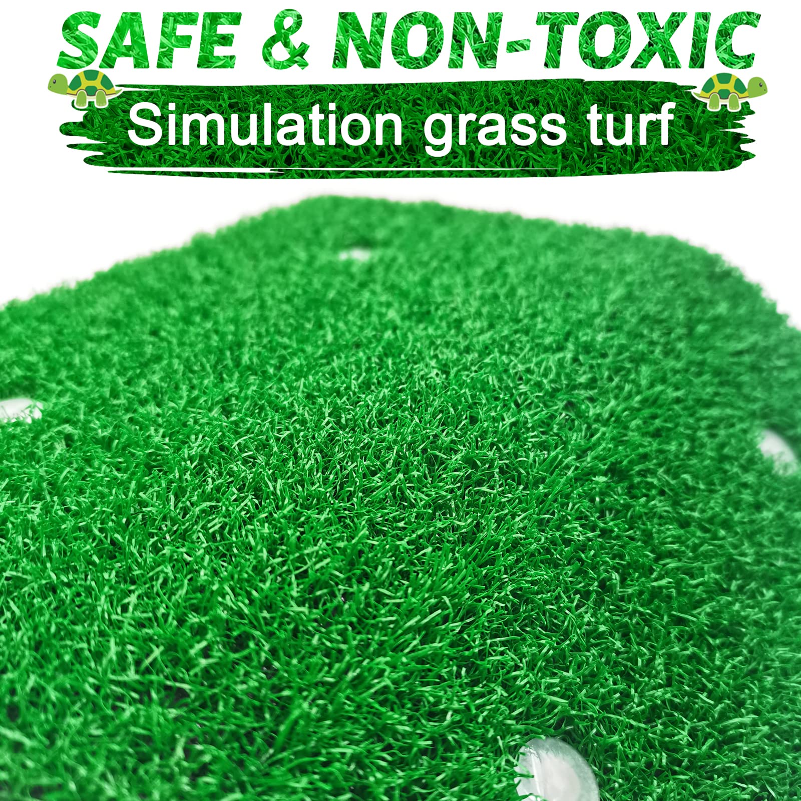 Keedolla artificial grass surface adds traction and a natural look.