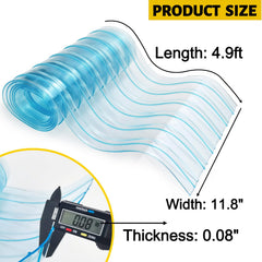 Keedolla dog door strips packaging highlighting DIY installation
