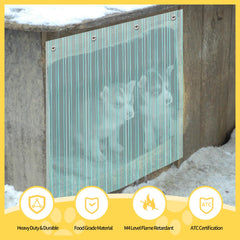 Keedolla dog door strips 0.08 inch thickness for flexible fit