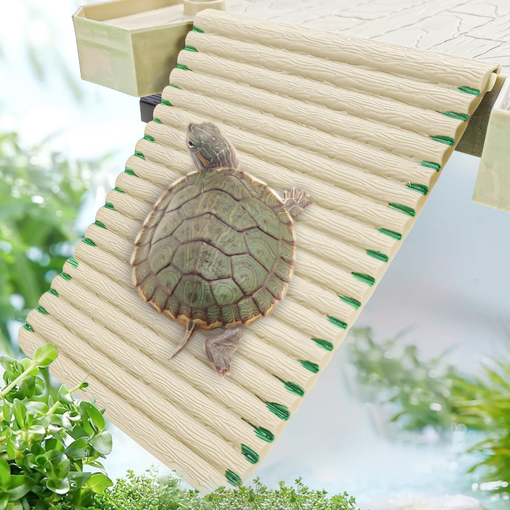 Keedolla turtle tank compatibility for 30-gallon-plus setups ensures fit.