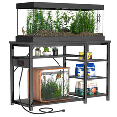 Keelian 55-75 gallon tank stand tabletop supports secure installation for large aquariums.