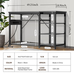 Keelian heavy-duty metal frame provides stable support for heavy aquariums.