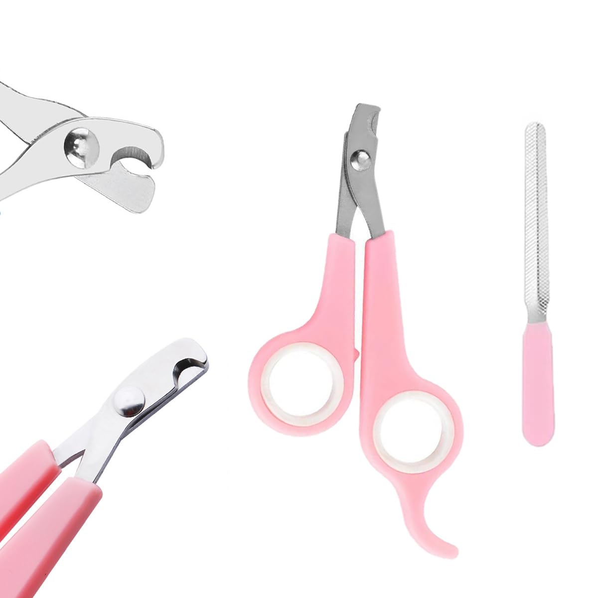 KEEPLKVOC pink nail clipper for safe trimming of tiny nails