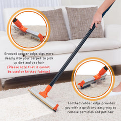 KeFanta 2in1 pet hair tool copper edge close-up demonstrates versatile fabrics.