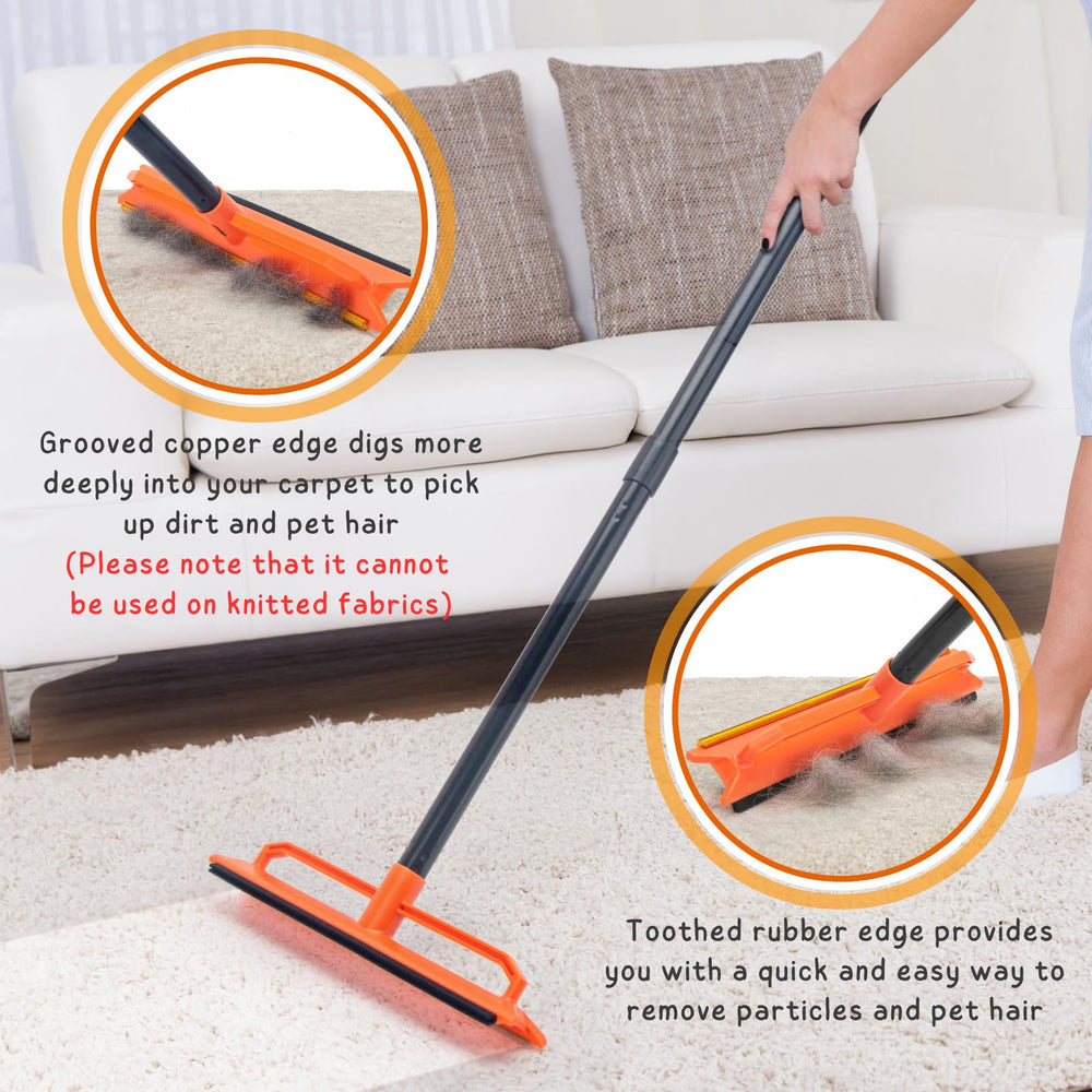 KeFanta handheld tool for quick fur removal from couch and blankets.