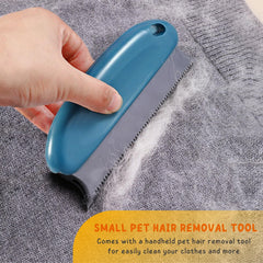 KeFanta rake used on stairs for embedded fur removal and easier transitions.