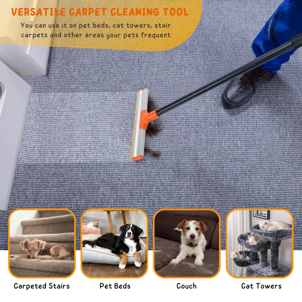 KeFanta cat-bed-tower-cleaner demonstrates fur removal around pet zones.