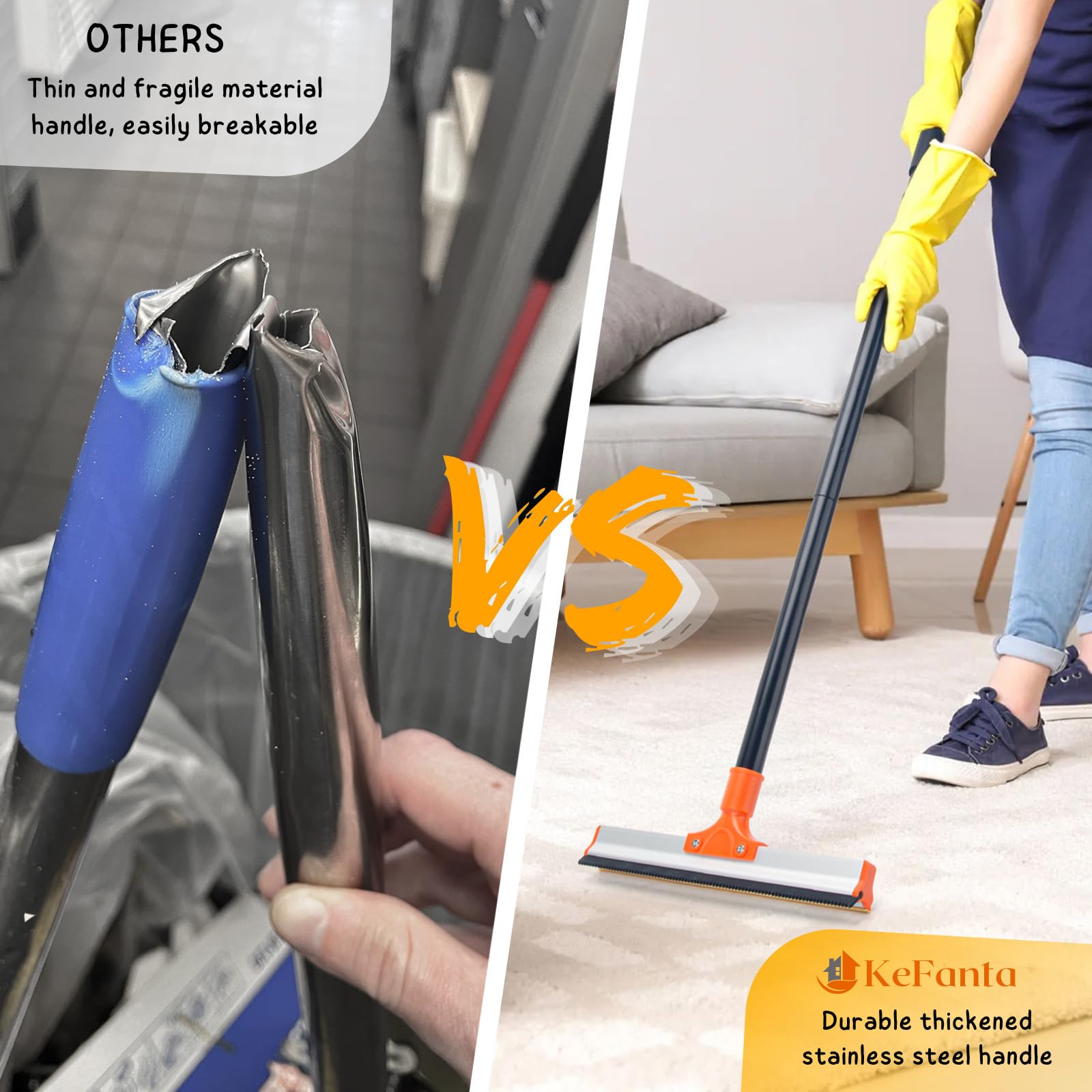 KeFanta handheld-fur-remover compact tool for quick couch or blanket touch-ups.
