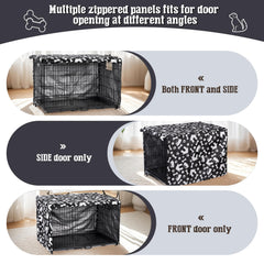 Kefit crate cover side flaps rolled up for single-door access.