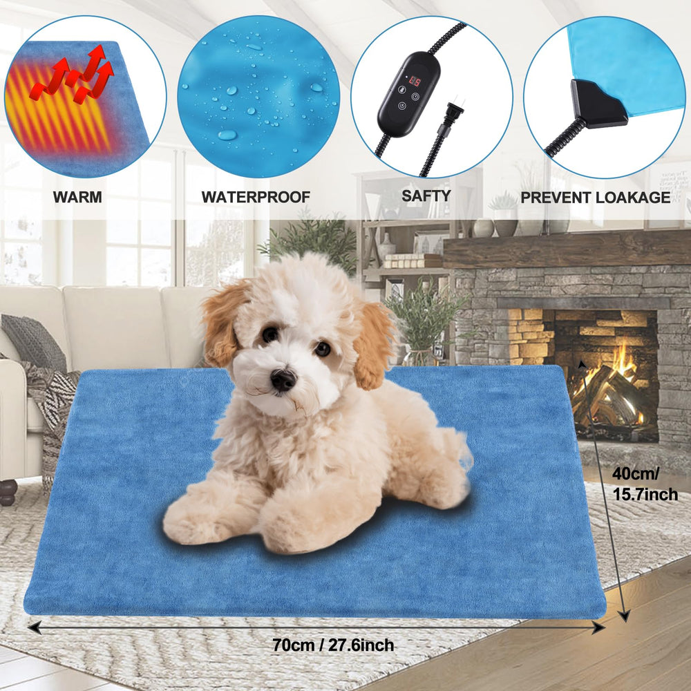 KEKELAN heating pad temperature control panel enables precise comfort for dogs and cats.