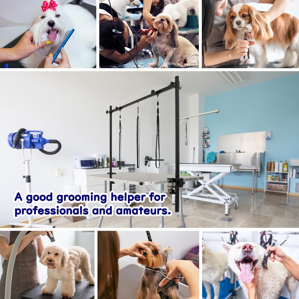 KELIXU Dog Grooming Arm foldable design for space-saving storage and quick setup