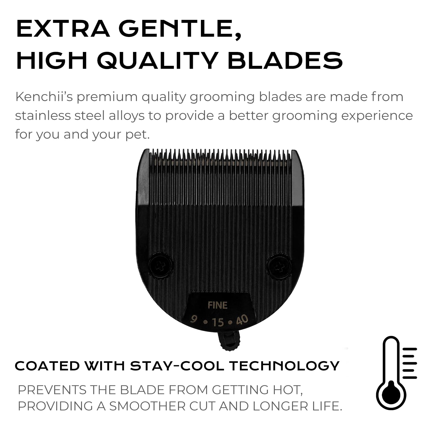 Kenchii Flash 5 stainless-steel durability highlighted for long-lasting sharpness.