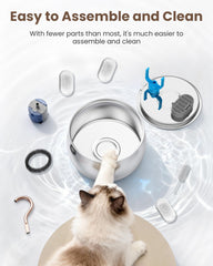 Kenida stainless steel body durable and dishwasher safe