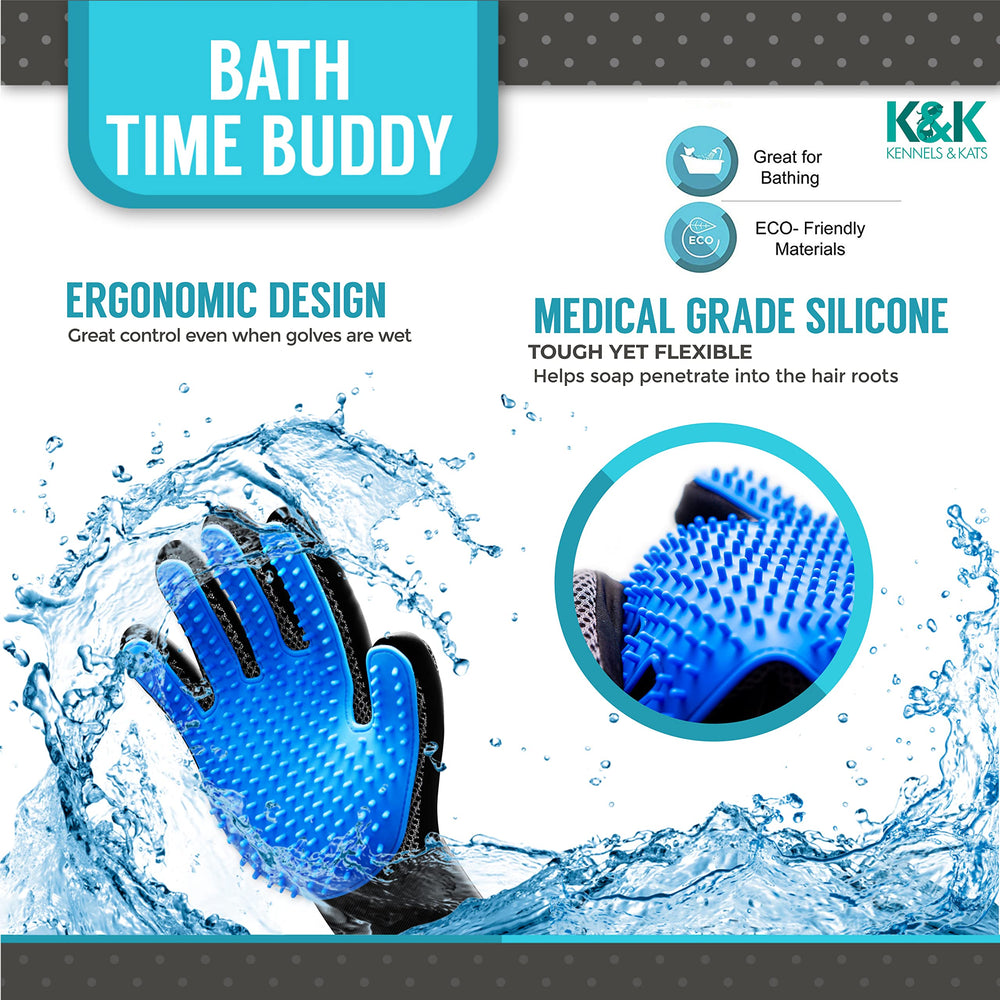 KENNELS & KATS fur-removal on couch captures loose fur quickly and keeps surfaces clean.