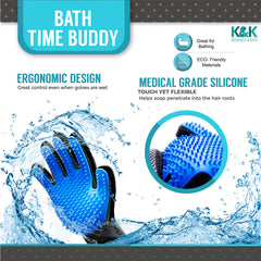 KENNELS & KATS fur-removal on couch captures loose fur quickly and keeps surfaces clean.
