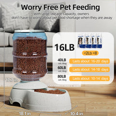 Kenond 3gallon gravity feeder base non-slip keeps the dispenser steady during meals.