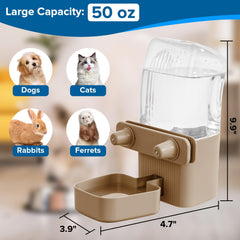 Kenond bottle outside cage design allows quick refills and neat setup.