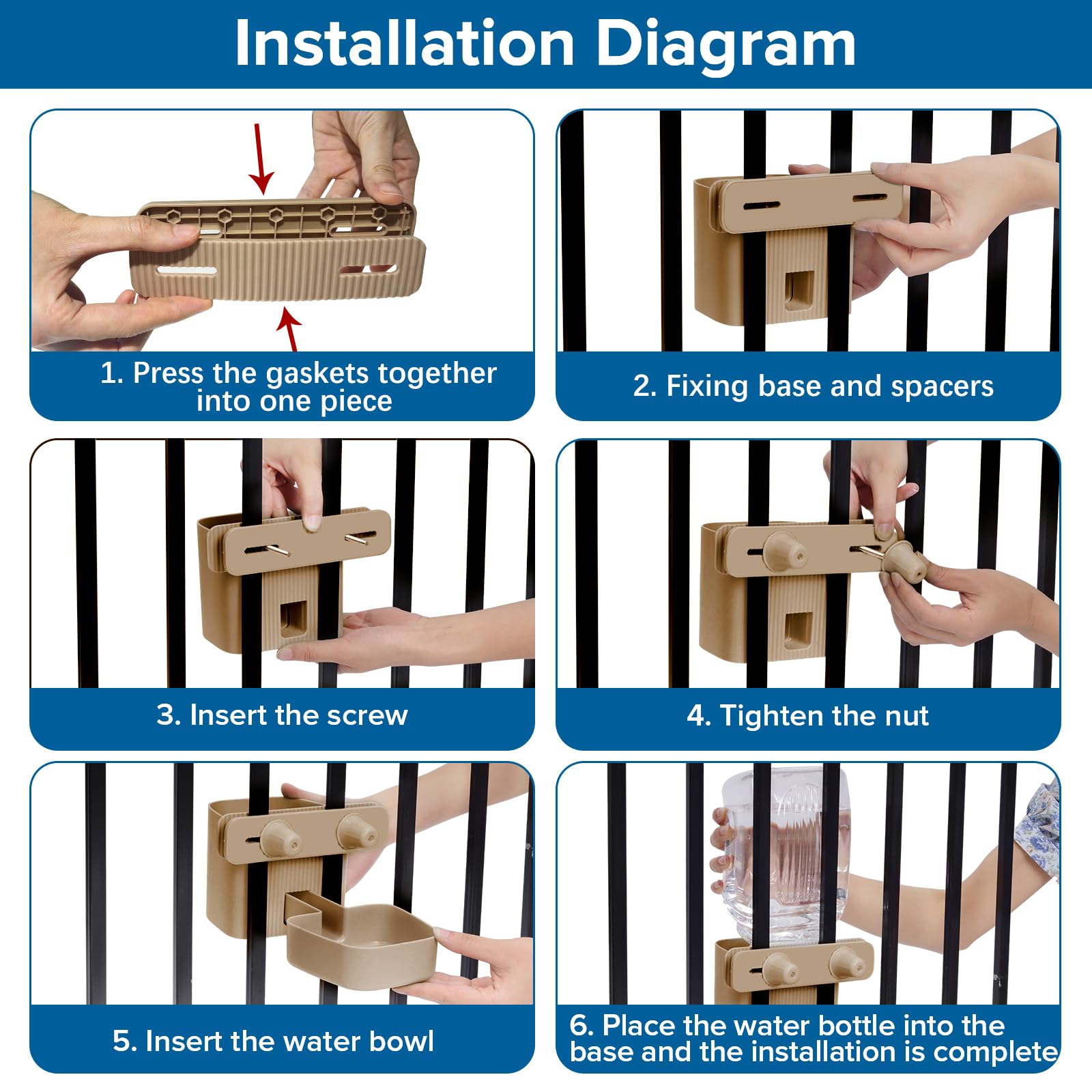 Kenond compatible with wide-mouth cages including heavy-duty crates and iron wire cages.