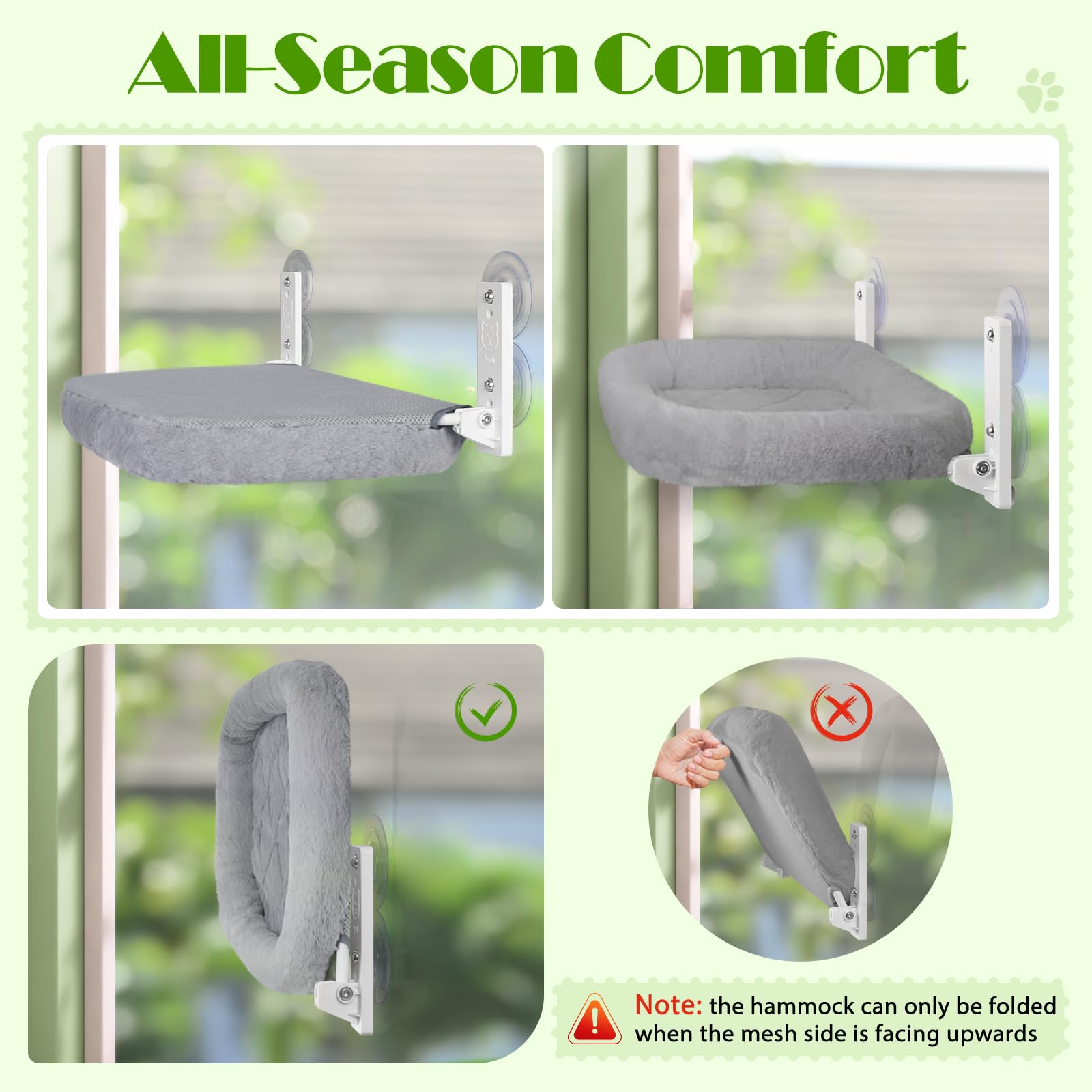 keny cat window perch fits window size 23.6 by 8 inches