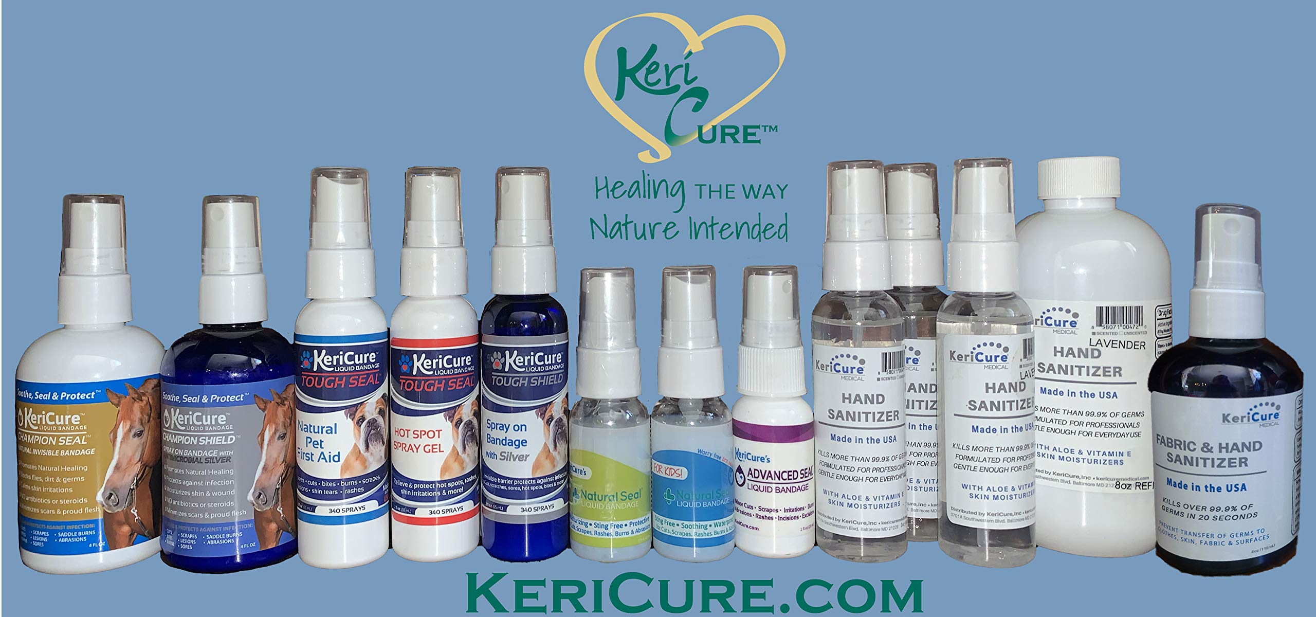 KeriCure Tough Seal supports caring for cuts, scrapes and minor injuries.