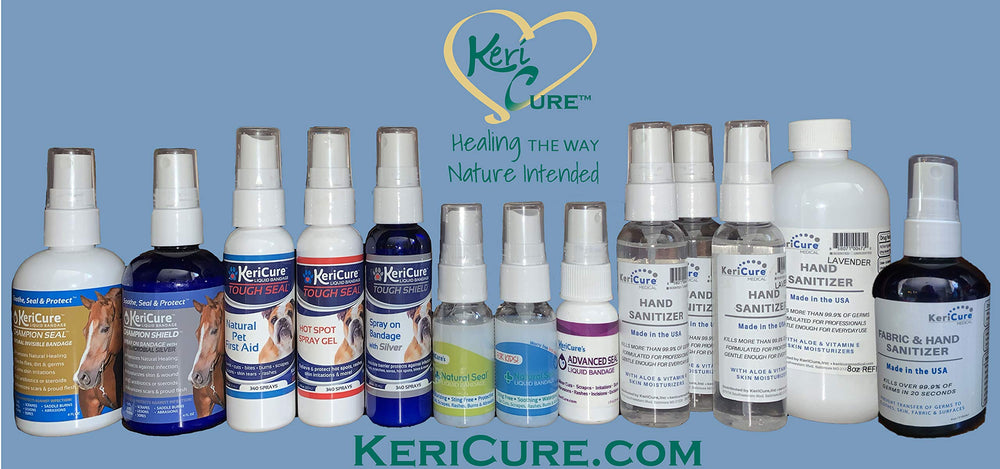 KeriCure Tough Seal supports caring for cuts, scrapes and minor injuries.