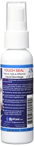 KeriCure Tough Seal liquid bandage forms a clear barrier on wounds.