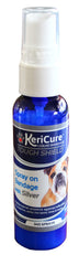 KeriCure Tough Shield bottle demonstrates easy spray-on wound care for pets