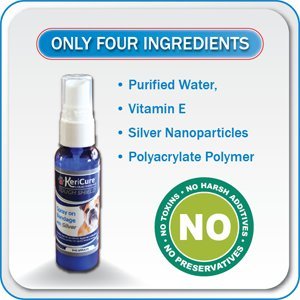 KeriCure Tough Shield applied to a dog wound for protection