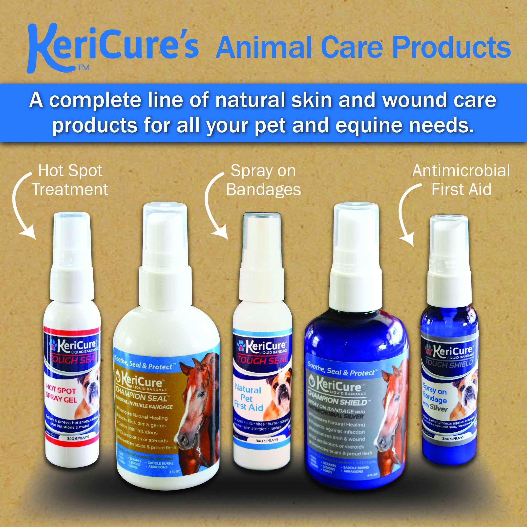 KeriCure Tough Shield creates a waterproof barrier during healing