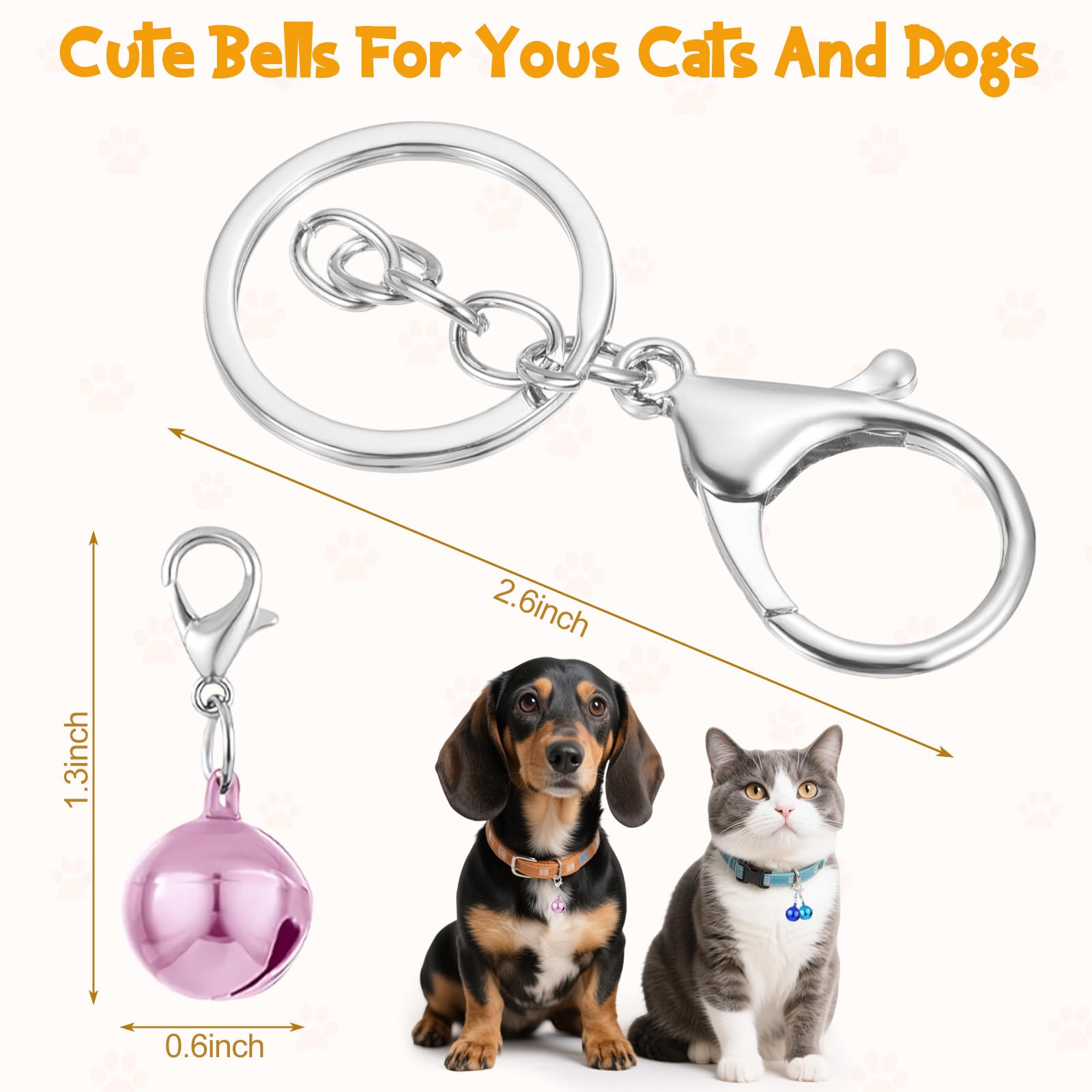 Kerros cat bell keychain included for quick swaps and on the go.
